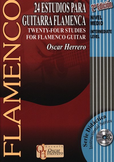 O. Herrero: 24 Studies for Flamenco Guitar, Git (+CD)