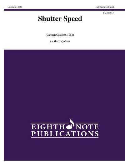 C. Gassi: Shutter Speed, 5Blech (Pa+St)
