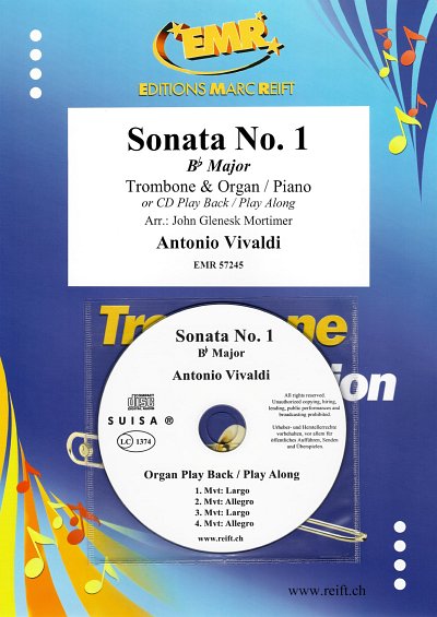 A. Vivaldi: Sonata No. 1, PosKlv/Org (+CD)