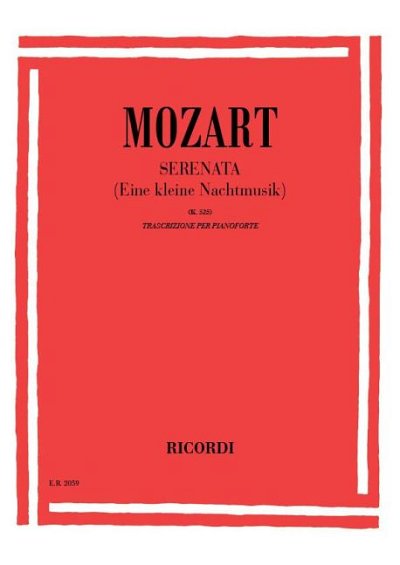 W.A. Mozart: Serenata, Klav