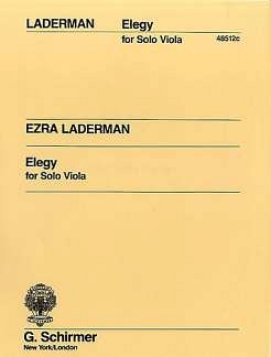 E. Laderman: Elegy for Solo Viola, GesKlav