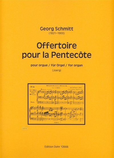 G. Schmitt: Offertoire pour la Pentecote, Org (Part.)