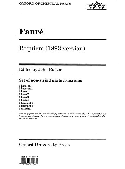 G. Fauré: Requiem op. 48 (1893)