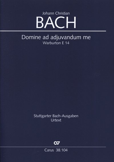 J.C. Bach: Domine ad adjuvandum me, 2GesGchOrchB (Part.)