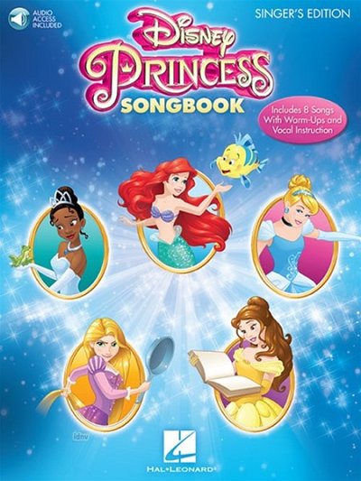 J. Bock: Disney Princess Songbook: Singer, GesKlav (+Audiod)
