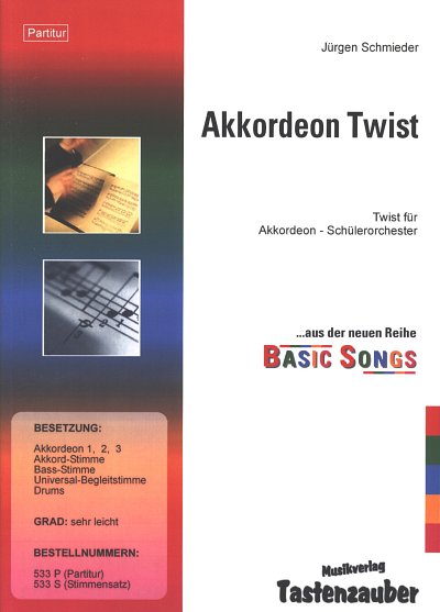 J. Schmieder: Akkordeon Twist, AkkOrch (Part.)