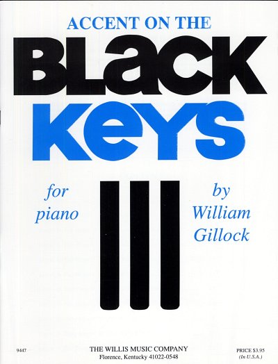 W. Gillock: Accent on black Keys, Klav
