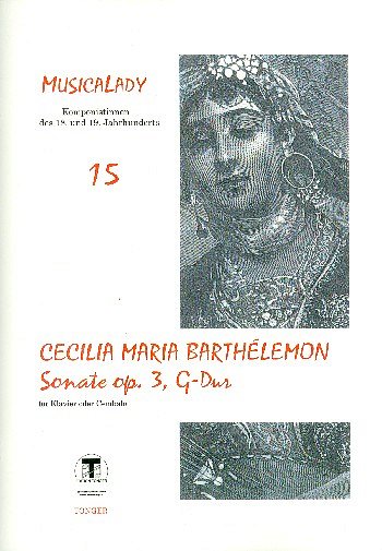 Barthelemon Cecilia Maria: Sonata G-Dur Op 3 Musicalady 15~K