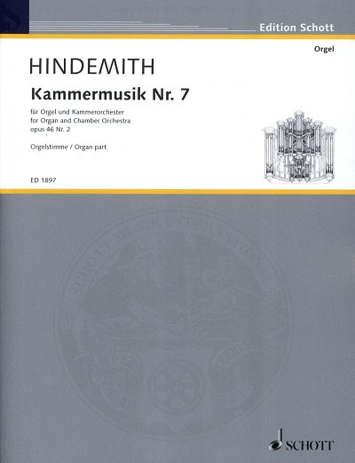 P. Hindemith: Kammermusik No. 7 op. 46/2 , OrgKamo