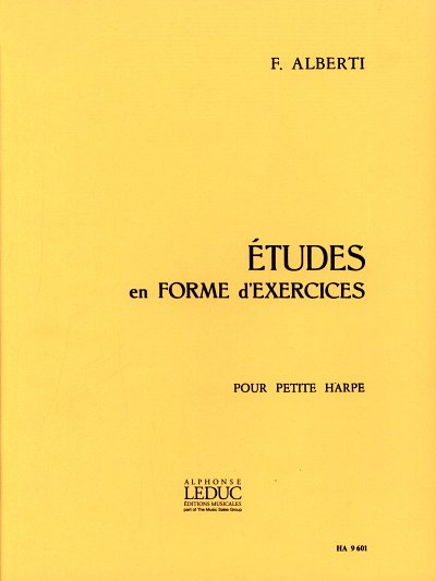 AQ: F. Alberti: Etudes en forme d'exercices, Harfe (B-Ware)