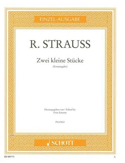 R. Strauss: Zwei kleine Stücke o. Op. AV. 22 , Klav