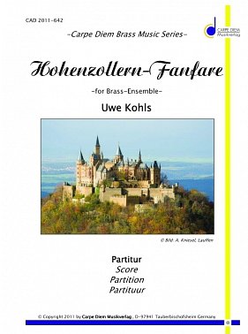 Hohenzollern-Fanfare für 10 Blechbläser Partitur un, 10Blech