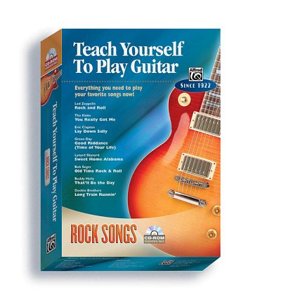 Alfred's Teach Yourself to Play Guitar: Rock S, Git (CD-ROM)
