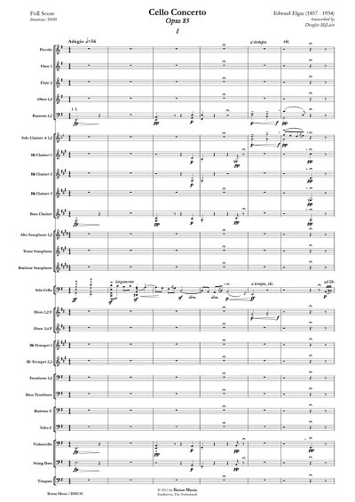 E. Elgar: Cello Concerto (Pa+St)