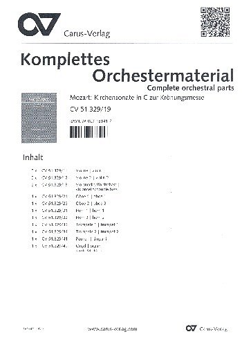 W.A. Mozart: Sonata in C KV 329, KamoBc (Stsatz)