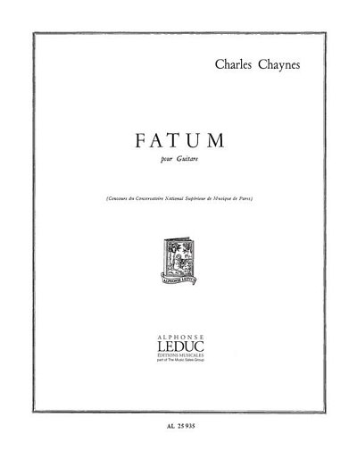 C. Chaynes: Fatum