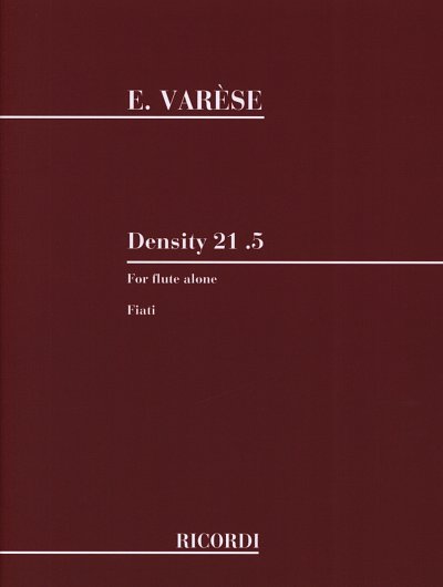 E. Varèse: Density 21.5, Fl