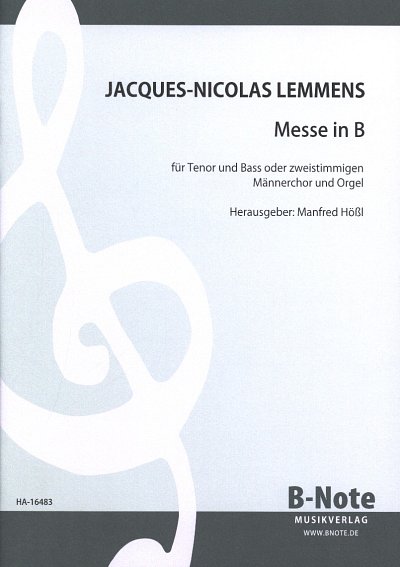 J. Lemmens: Messe B-Dur, 2SgstOrg