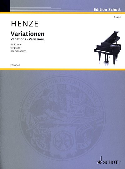 H.W. Henze: Variationen für Klavier op. 13