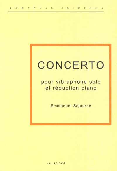 E. Séjourné: Concerto (Bu)