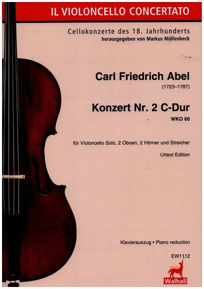 C.F. Abel: Konzert Nr. 2 C-Dur, Vc2Ob2HrnStr (KA)