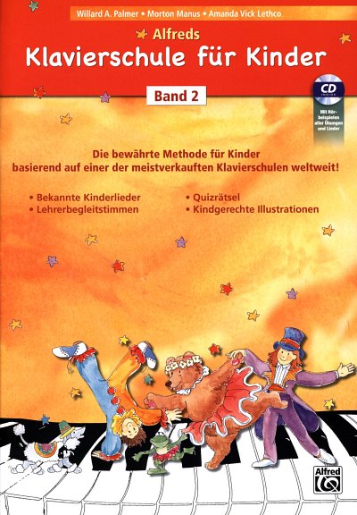W. Palmer: Alfreds Klavierschule fuer Kinder 2, Klav (+CD)