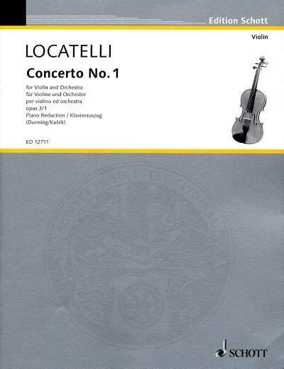 P.A. Locatelli: Concerto op. 3 , VlOrch (KASt)