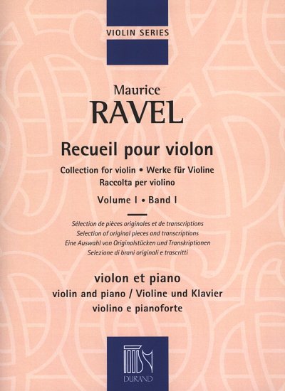 M. Ravel: Werke für Violine 1, VlKlav (KlavpaSt)