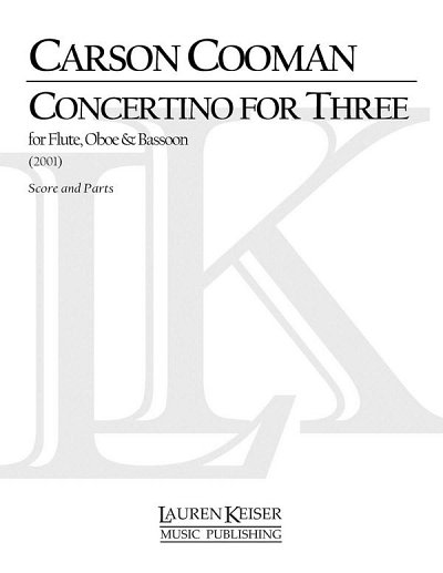 C. Cooman: Concertino for Three (Pa+St)