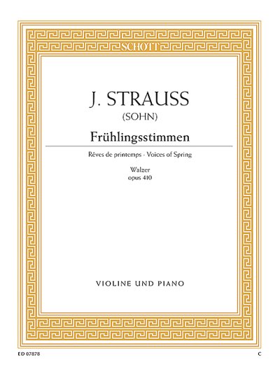DL: J. Strauß (Sohn): Frühlingsstimmen, VlKlav
