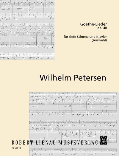 DL: W. Petersen: Goethe-Lieder, GesTiKlav