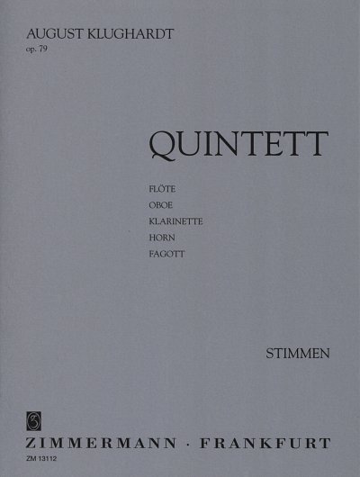 A. Klughardt: Quintett op. 79, FlObKlHrFg (Stsatz)