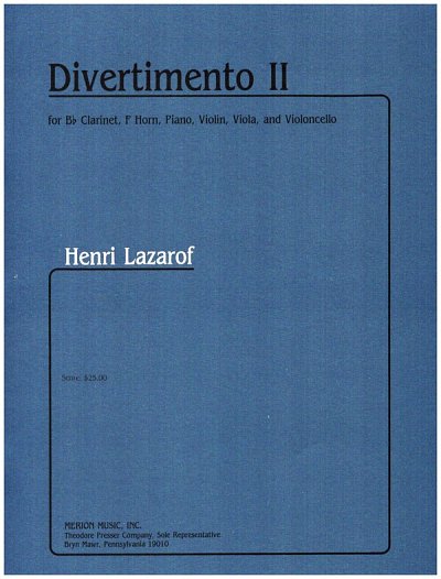 L. Henri: Divertimento II (Stp)