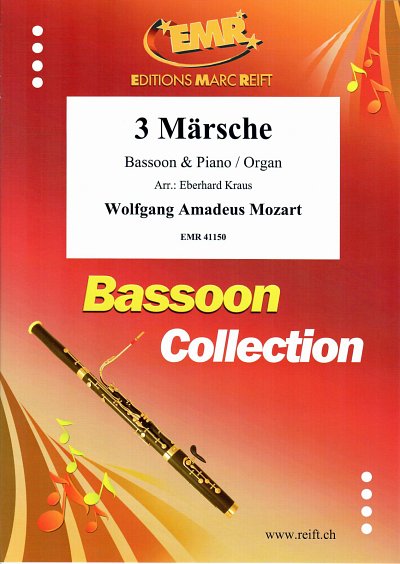 W.A. Mozart: 3 Märsche, FagKlav/Org
