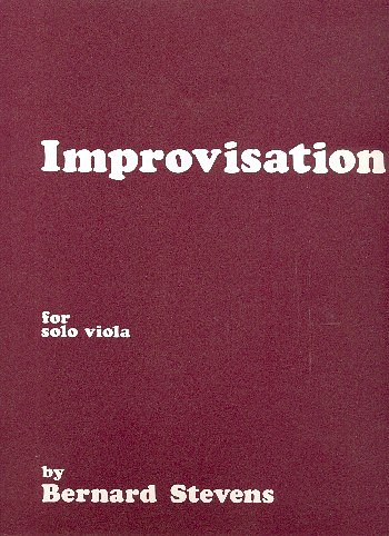 B. Stevens: Improvisation For Solo Viola, Va