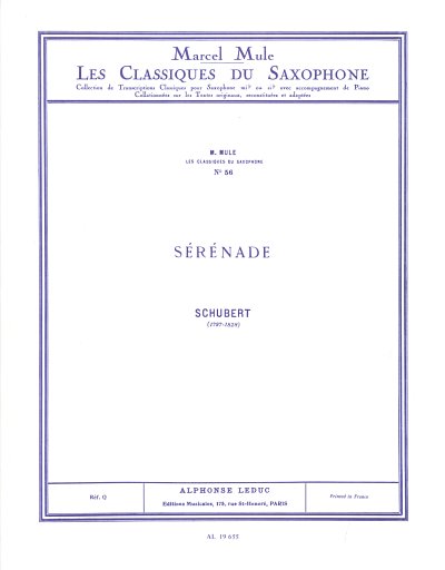 F. Schubert: Sérénade (Part.)