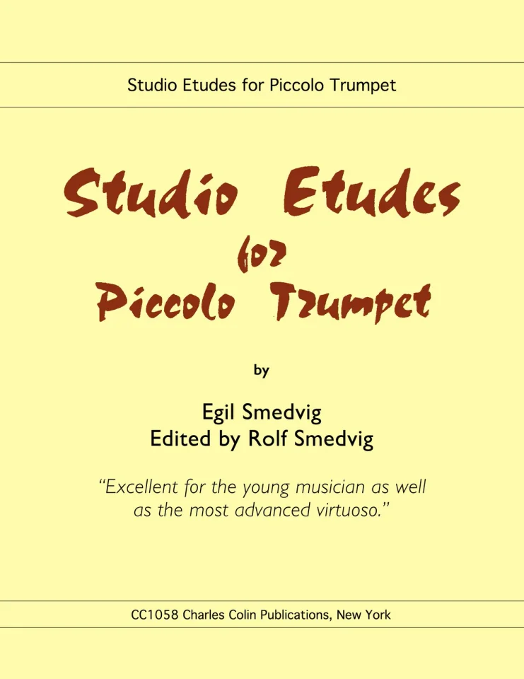 E. Smedvig: Studio Etudes for piccolo trumpet, Pictrp (0)