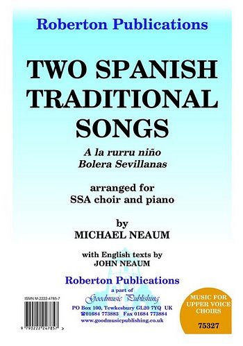 Two Spanish Traditional Songs, FchKlav (Chpa)