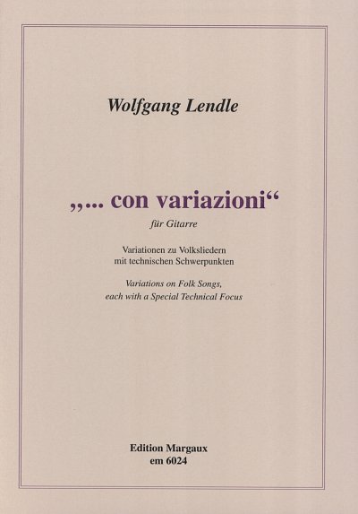 Lendle Wolfgang: "... con variazioni"