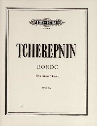 A.N. Tscherepnin: Rondo Op 87 A