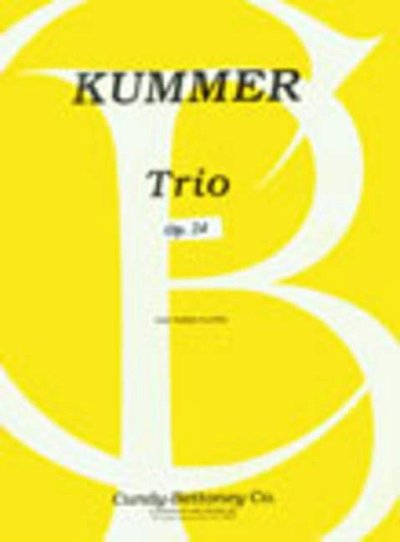 Kummer, Kaspar: Trio G-Dur op. 24