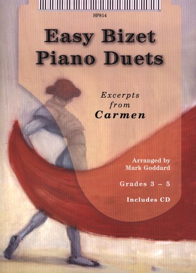 G. Bizet: Easy Bizet Piano Duets, Klav4m (SpPa+CD)