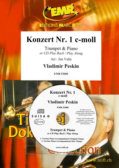 V. Peskin: Konzert No. 1 c-moll, TrpKlav (+CD)