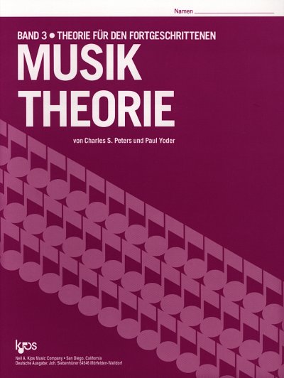 C.S. Peters: Musiktheorie 3 (Arbh)
