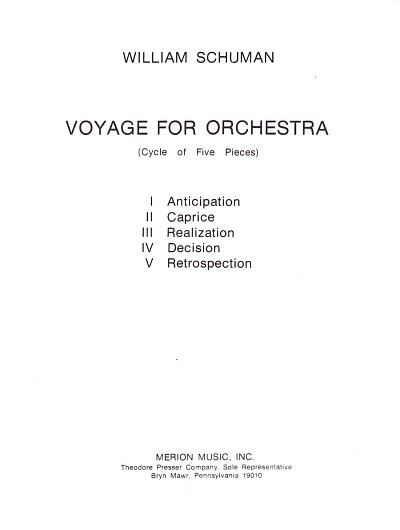 W.H. Schuman: Voyage for Orchestra, Sinfo (Stp)
