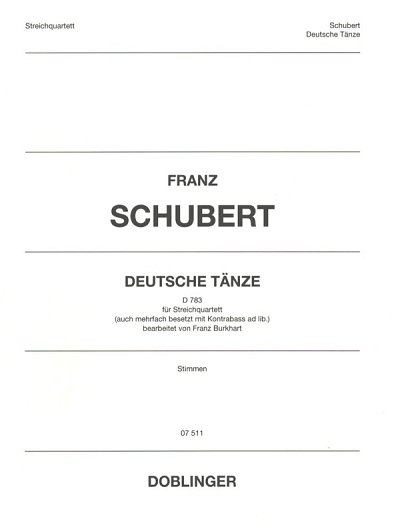F. Schubert: Deutsche Taenze D 783