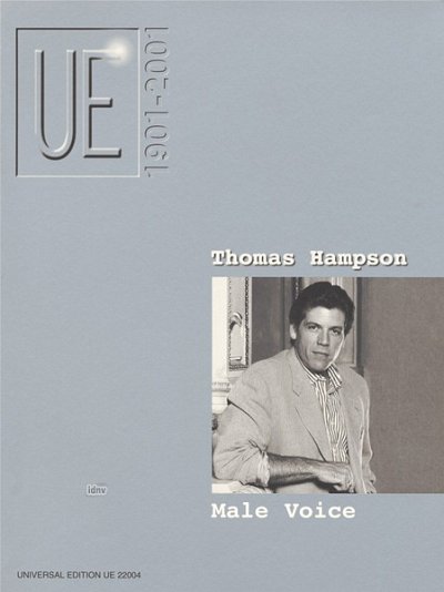 T. Hampson: Thomas Hampson - Male Voice, GesMKlav