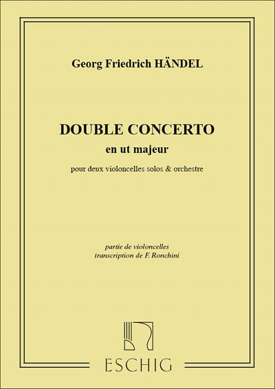 G.F. Händel: Concerto 2 Vlc Vlc  (Part.)