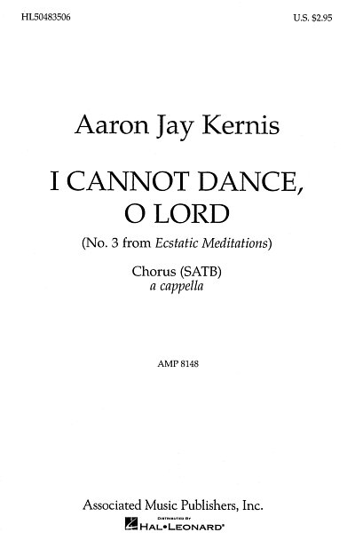 AQ: I Cannot Dance, O Lord, GCh8 (Chpa) (B-Ware)