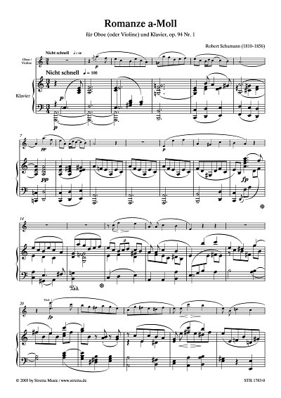 DL: R. Schumann: Romanze Nr. 1 aus 